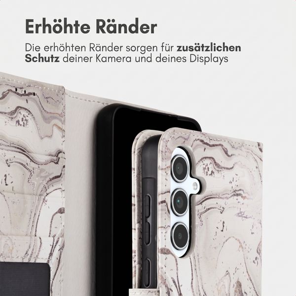 imoshion Design Klapphülle Samsung Galaxy A35 - Sandy Marble
