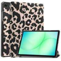 imoshion Design Trifold Klaphülle Samsung Galaxy Tab A11 Plus - Leopard