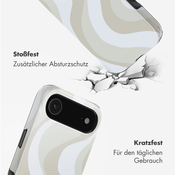 Selencia Vivid Rückabdeckung mit MagSafe Apple iPhone Air - Desert Waves Beige
