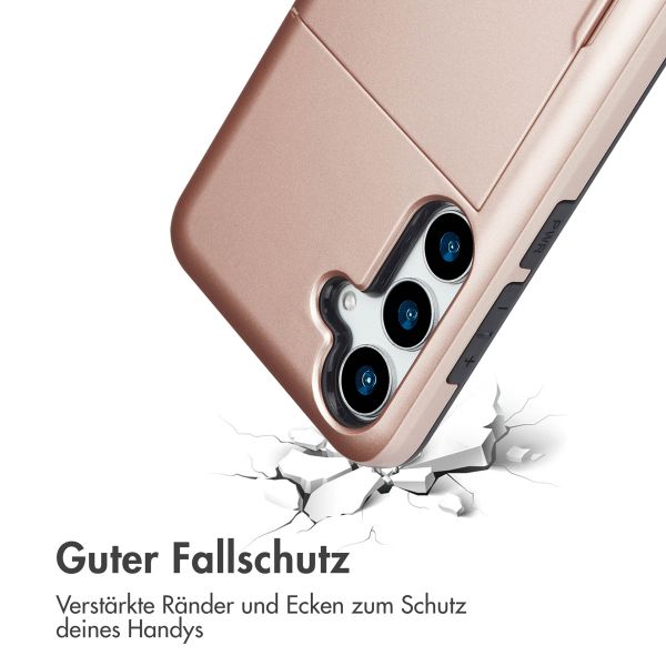 imoshion Backcover mit Kartenfach Samsung Galaxy S25 Plus - Rosé gold