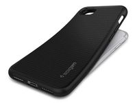 Spigen Liquid Armor Backcover Apple iPhone SE (2022 / 2020) / 8 / 7 - Schwarz