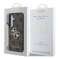 Guess 4G Metal Logo Back Cover Samsung Galaxy S25 Plus - Braun