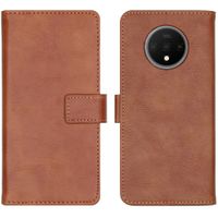 imoshion Luxuriöse Klapphülle OnePlus 7T - Braun