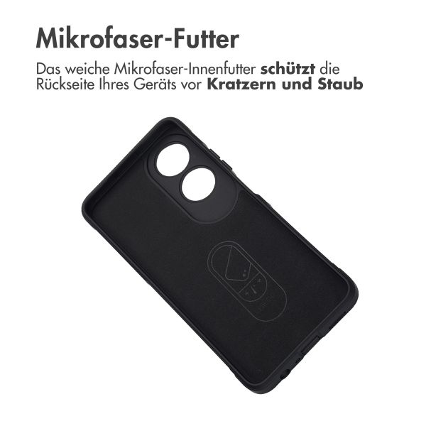 imoshion EasyGrip Back Cover für das Oppo A60 4G - Schwarz