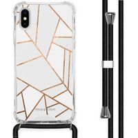 imoshion Design Hülle mit Band für das iPhone X / Xs - White Graphic