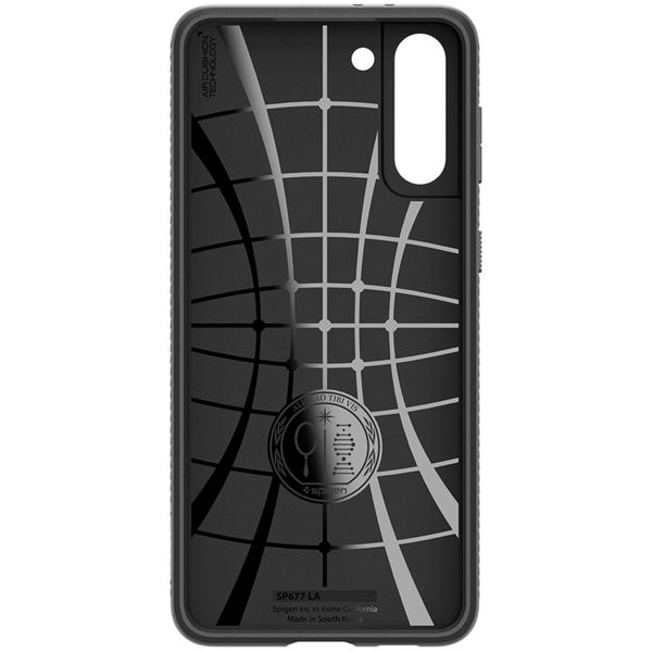 Spigen Liquid Air™ Backcover Samsung Galaxy S21 - Schwarz