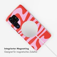 Selencia Vivid Rückabdeckung mit MagSafe Samsung Galaxy S25 Ultra - Dream Swirl Pink