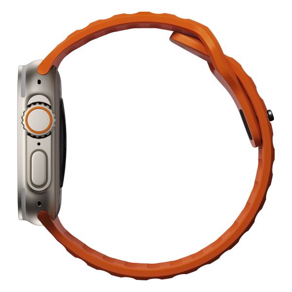 Nomad Sport Band FKM für die Apple Watch Series 1 bis 10 / SE / Ultra (2) (44/45/46/49 mm) - Orange