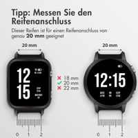 Spigen Universelles Modern Fit Steel Watch Armband für die Samsung Galaxy Watch - 20 mm - Silber