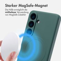 imoshion Color Back Cover mit MagSafe für das Samsung Galaxy S25 - Dunkelgrün