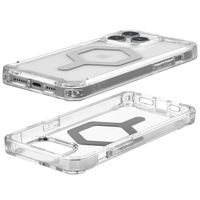 UAG Plyo Backcover MagSafe für das iPhone 15 Pro Max - Ice / Silber