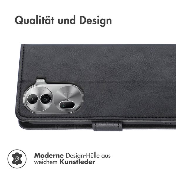 imoshion Luxuriöse Klapphülle Oppo Reno 11 - Schwarz