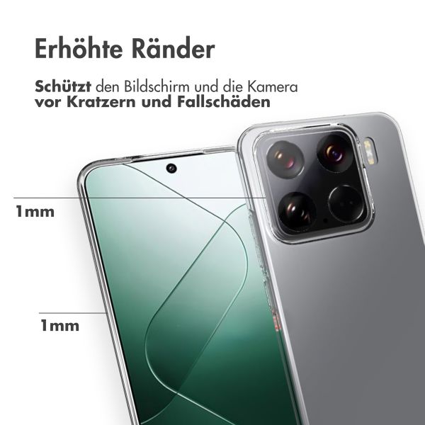 Accezz Clear TPU Backcover Xiaomi 15 - Transparent