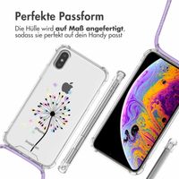 imoshion Design Hülle mit Band Apple iPhone X / Xs - Sandstone Dandelion