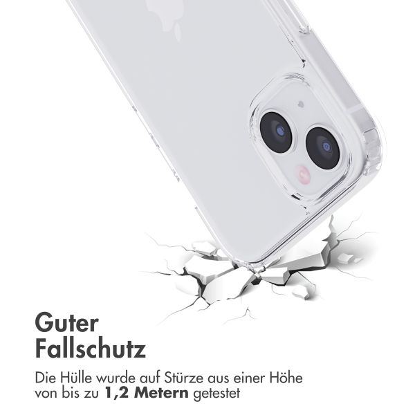 imoshion Back Cover mit Ständer für das iPhone 15 Plus - Transparent