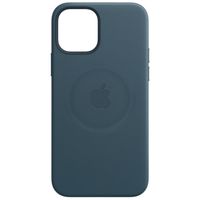 Apple Leder-Case MagSafe für das Apple iPhone 12 (Pro) - Baltic Blue