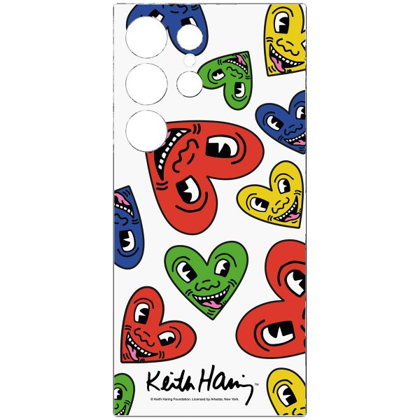 Samsung Original Keith Haring Heart Plate für das Galaxy S24 Ultra - Red