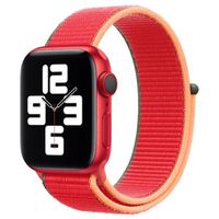 Apple Sport Loop Armband für Apple Watch Series 1-9 / SE - 38/40/41 mm / Series 10 - 42 mm - Rot