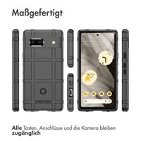 imoshion Rugged Shield Backcover für das Google Pixel 7a - Schwarz