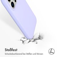 Accezz Liquid Silikoncase für das iPhone 14 Pro - Violett