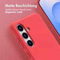 imoshion Color Backcover mit abnehmbarem Handykette und MagSafe Samsung Galaxy S24 / S25 - Red Raspberry