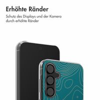 imoshion Design Hülle Samsung Galaxy A55 - Topo Turquoise