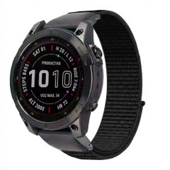 imoshion QuickFit® Nylon Armband -   Garmin 20 mm Anschluss - Größe L/XL - Schwarz