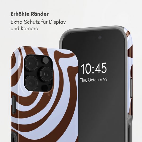 Selencia Vivid Back Cover Apple iPhone 16 Pro Max - Dream Swirl Chocolate