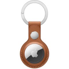 Apple Leather Key Ring für Apple AirTag - Saddle Brown