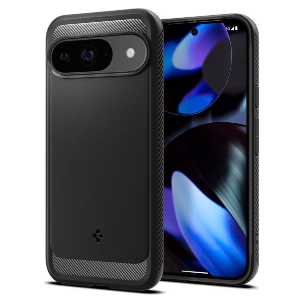 Spigen Rugged Armor Case für das Google Pixel 9 / 9 Pro - Schwarz