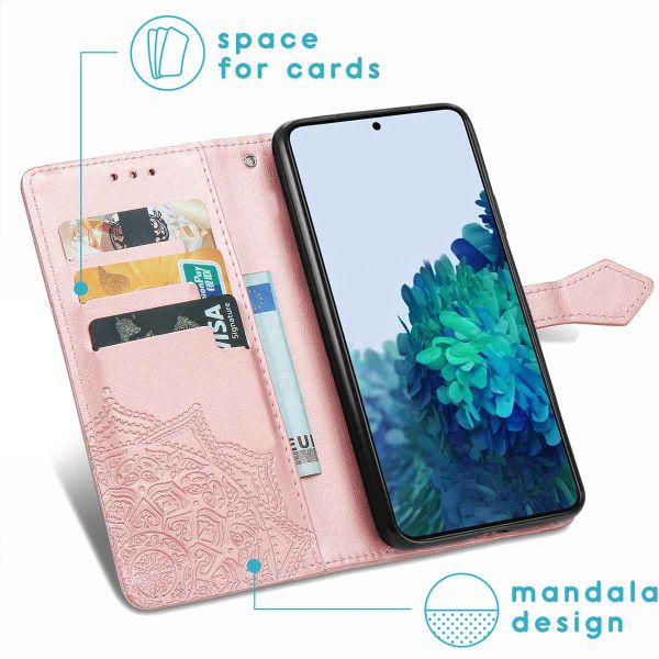 imoshion Mandala Klapphülle für das Samsung Galaxy S22 - Rose Gold