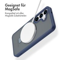 Accezz Ring Stand Backcover mit MagSafe Samsung Galaxy S25 - Blau