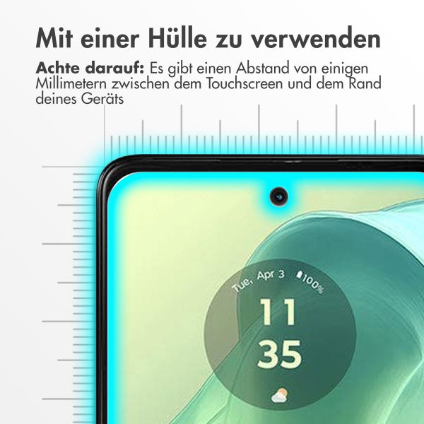 Accezz Screen Protector aus gehärtetem Glas für das Motorola Moto G24 / G24 Power / G04