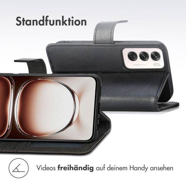 imoshion Luxuriöse Klapphülle Oppo Reno 12 - Schwarz