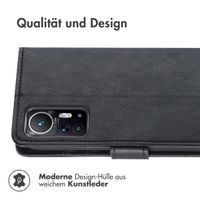 imoshion Luxuriöse Klapphülle Xiaomi 12 / 12X - Schwarz