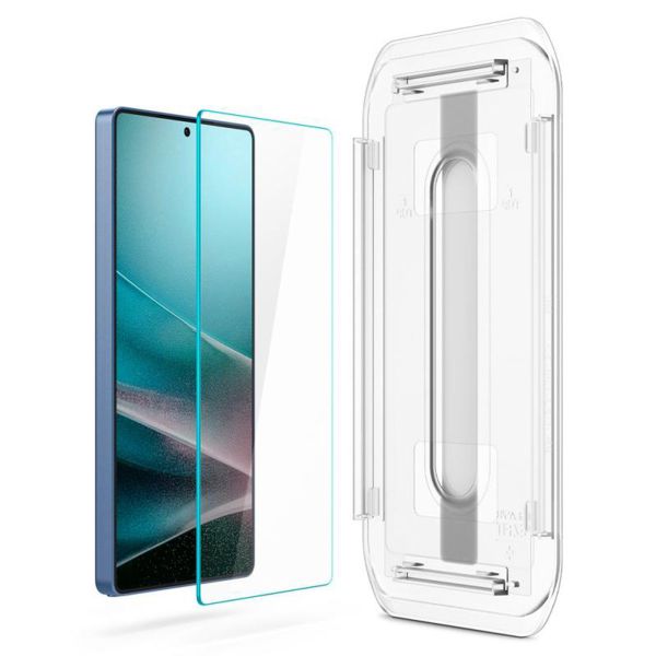 Spigen GLAStR Fit Displayschutzfolie  + Applicator für das Samsung Galaxy S25 Ultra