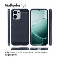 imoshion Brushed Back Cover Oppo A6 Pro (5G) - Dunkelblau