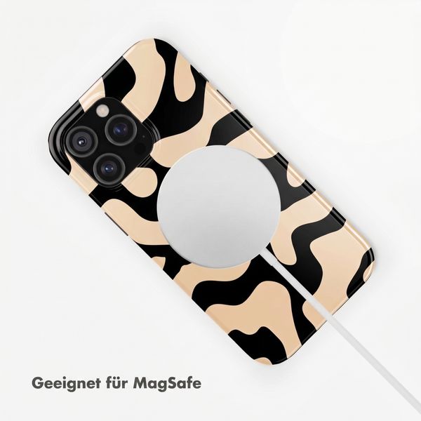 Selencia Vivid Rückabdeckung mit MagSafe Apple iPhone 18 Pro / 17 Pro - Art Wave Black