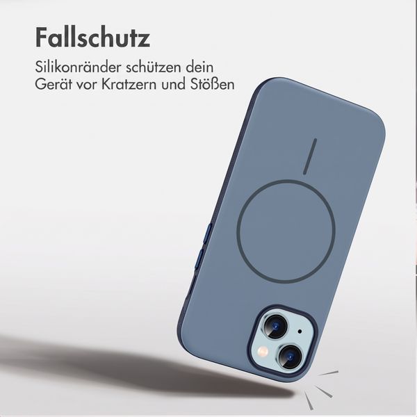 imoshion Color Backcover mit Thin MagSafe Ring Apple iPhone 15 - Dunkelblau