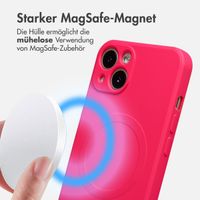imoshion Color Back Cover mit MagSafe Apple iPhone 13 - Neon Pink
