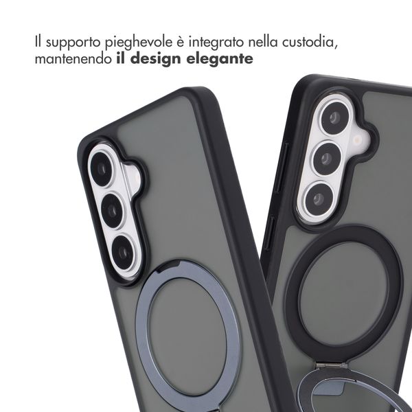 Accezz Ring Stand Backcover mit MagSafe Samsung Galaxy S26 - Schwarz