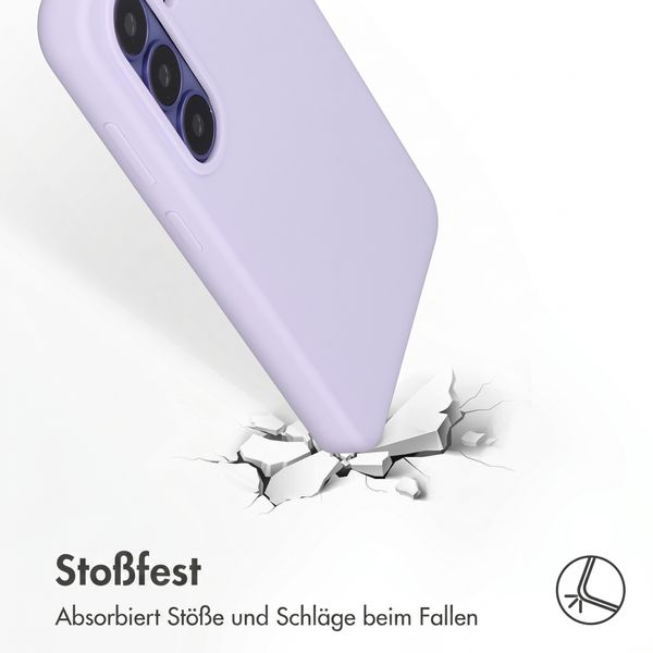 Accezz Liquid Silikoncase mit MagSafe Samsung Galaxy S26 - Violett