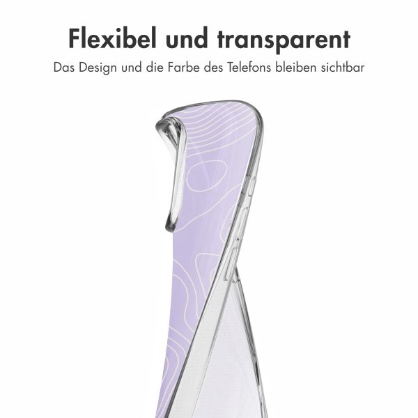 imoshion Design Hülle iPhone 14 - topo_lilac