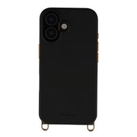 Selencia Rivièra Backcover mit MagSafe mit abnehmbaren Haken Apple iPhone 16 - Velvet Black