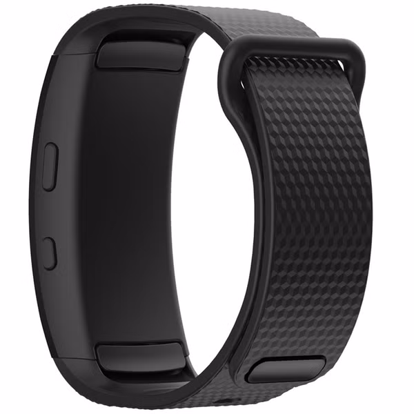 imoshion Silikonband für das  Samsung Gear Fit 2 / 2 Pro - Schwarz
