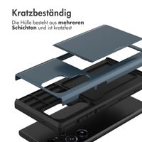 imoshion Backcover mit Kartenfach Samsung Galaxy S23 Ultra - Dunkelblau