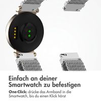 imoshion Magnetisches Milanaise Armband für Garmin Lily 2 - Silber