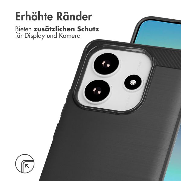 imoshion Brushed Back Cover Xiaomi Redmi Note 14 (4G) - Schwarz