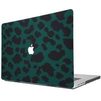 imoshion Design Laptop Cover für das MacBook Pro 16 Zoll (2021 / 2023 M3 chip / 2024 M4 chip) - A2485 / A2780 / A2991 / A3186 / A3403 - Green Leopard