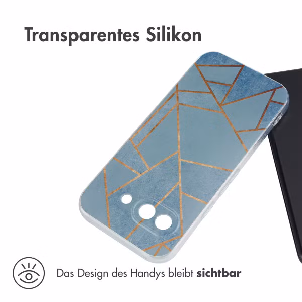 imoshion Design Hülle Google Pixel 9A - Blue Graphic